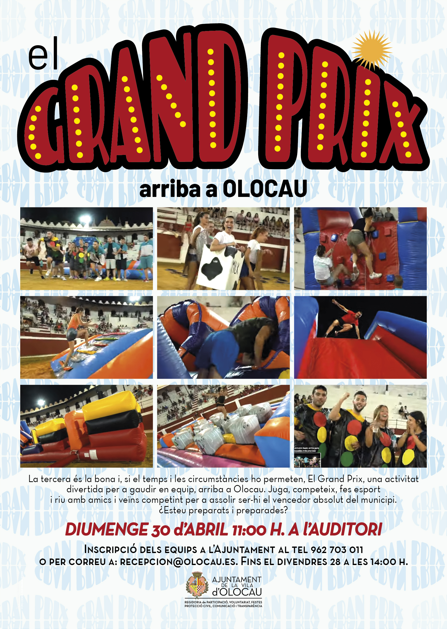 Cartel Grand Prix Olocau