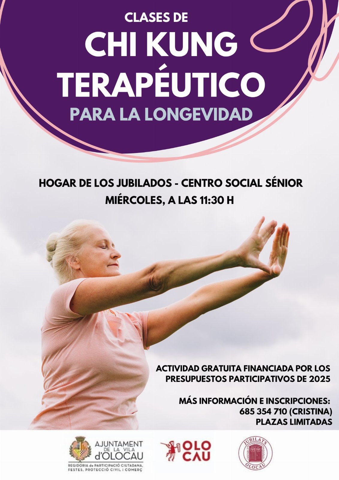 Classes de Txi Kung terapèutic Olocau