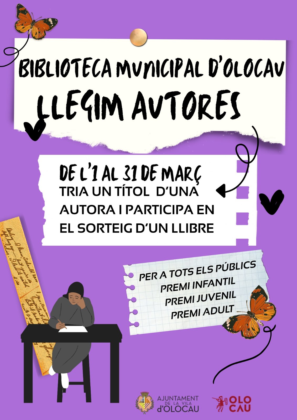 Campanya ‘Llegim autores’ Biblioteca Olocau