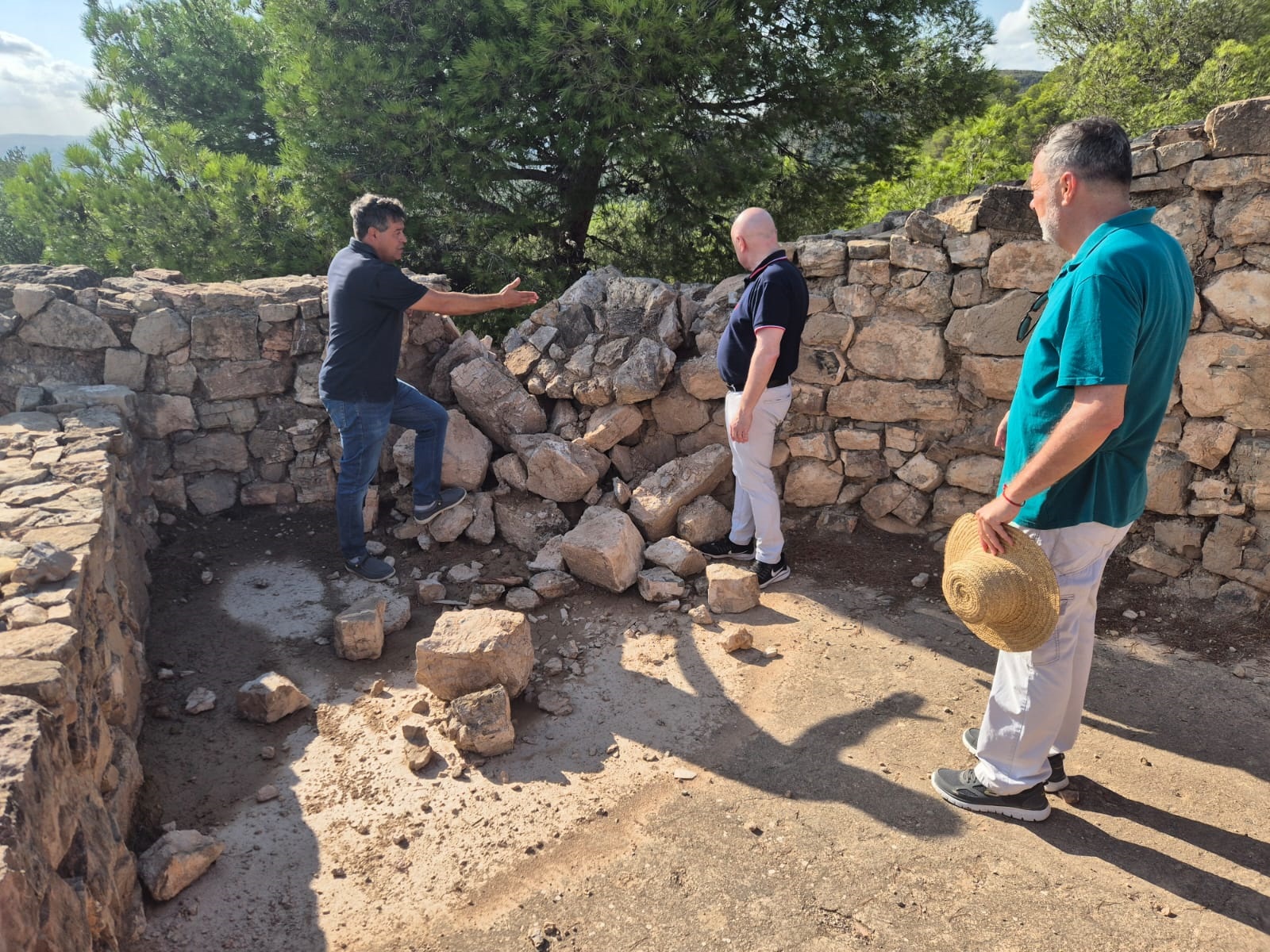 Visita Puntal Llops Olocau evaluaci&oacute;n da&ntilde;os 1