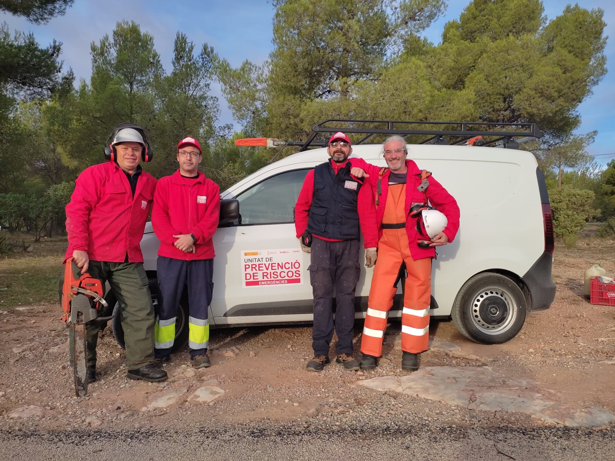 Foto peones forestales Olocau - 1