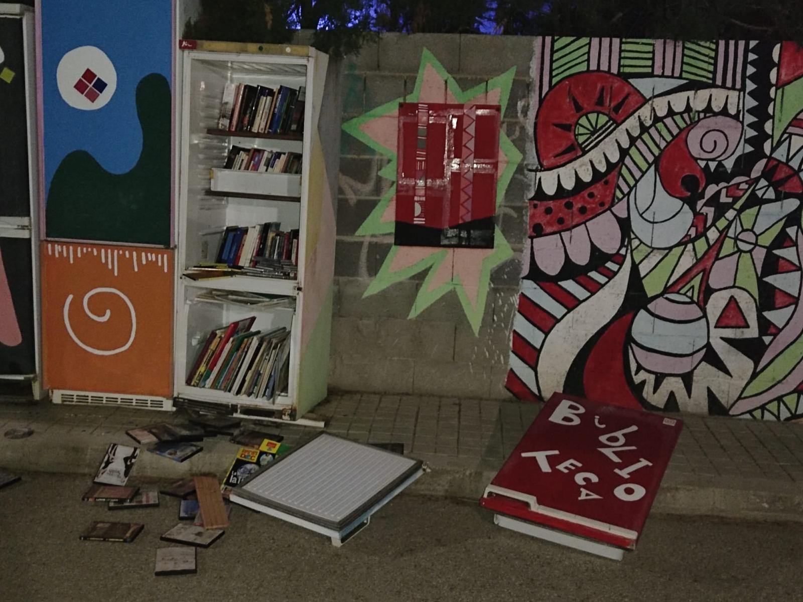 Vandalizaci&oacute;n Neveras Biblioteca Pedralvilla Olocau