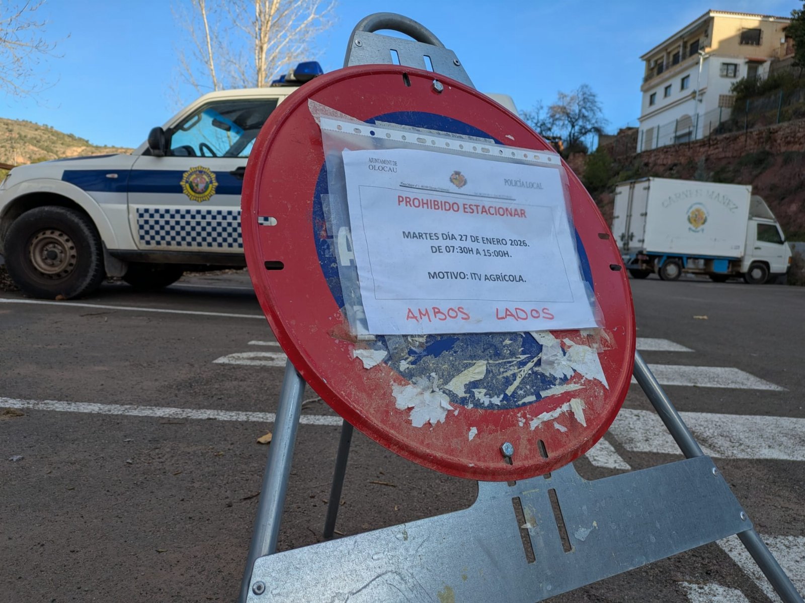 Prohibición estacionar parquin Lavadero