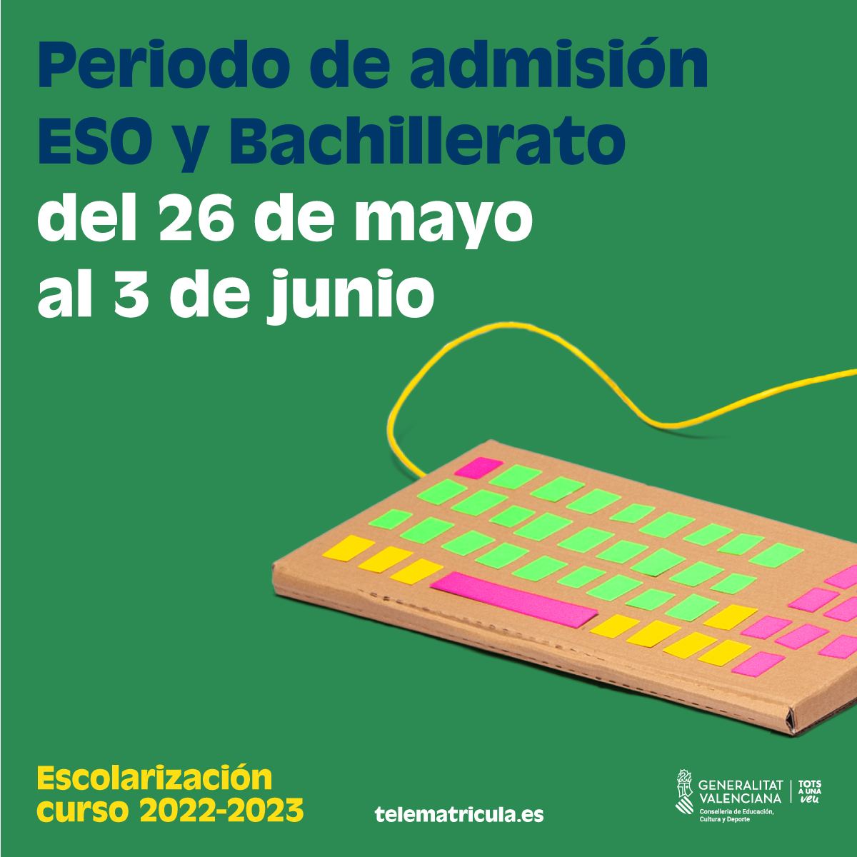 Admisi&oacute;n ESO y Bachillerato