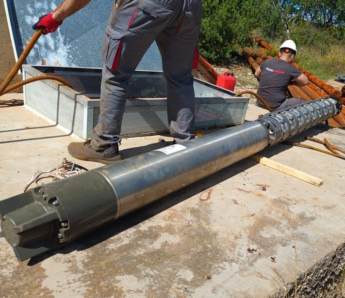 Concluye la renovación del equipo de bombeo del pozo de San Salvador por parte de Aqualia Olocau 1