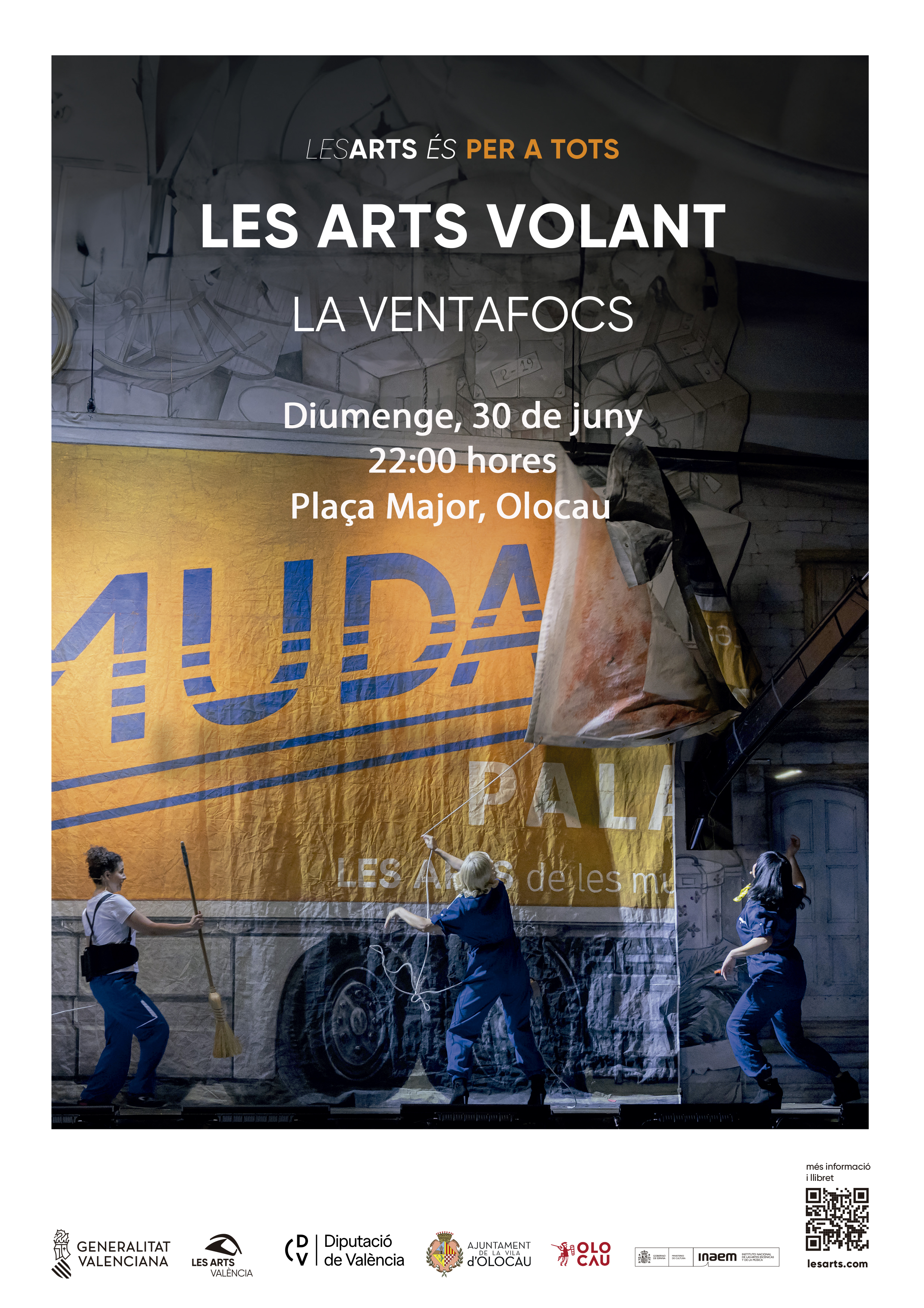 Cartel Les Arts Volant ópera La Ventafocs Olocau