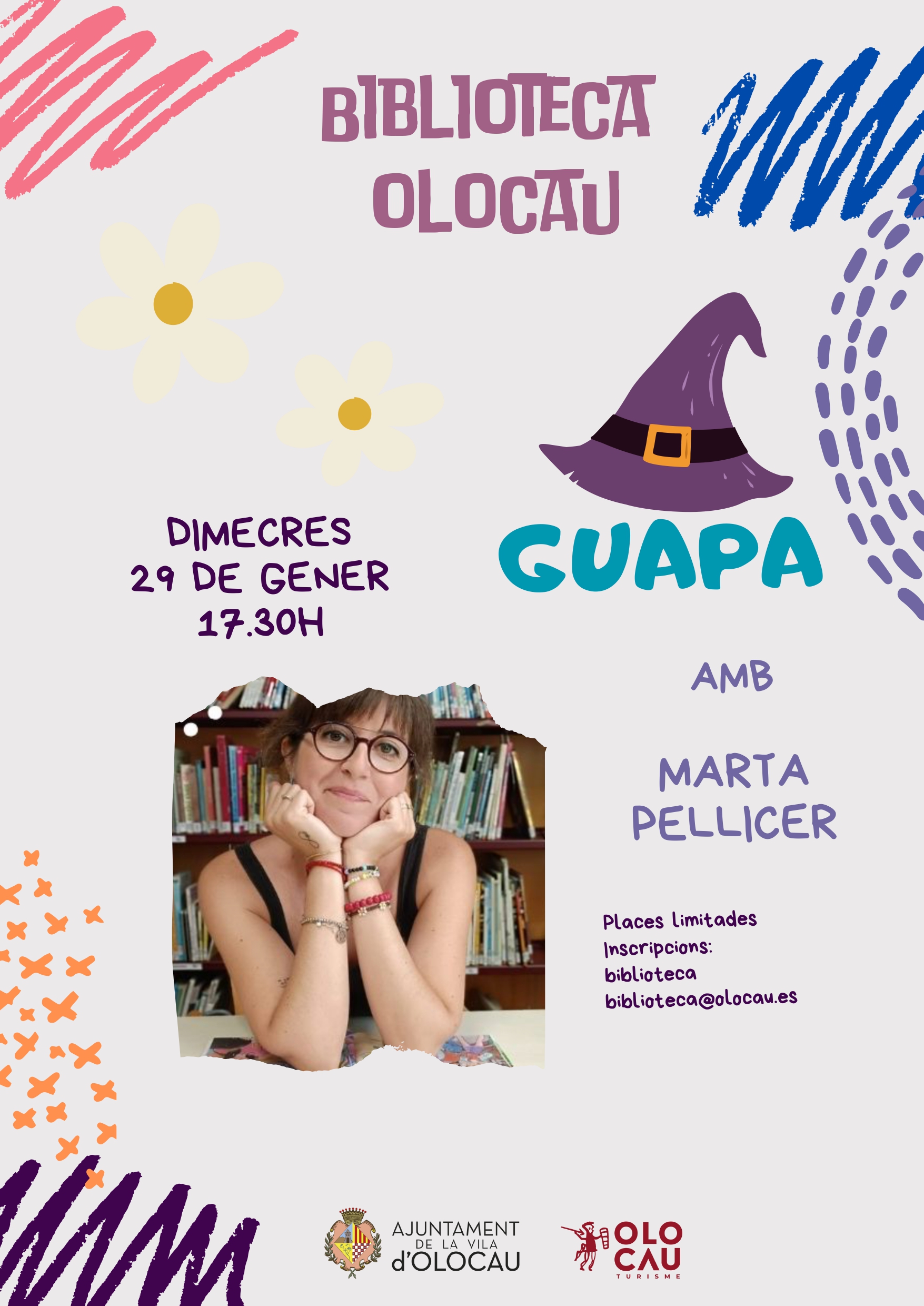 Cartel cuentacuentos enero Olocau