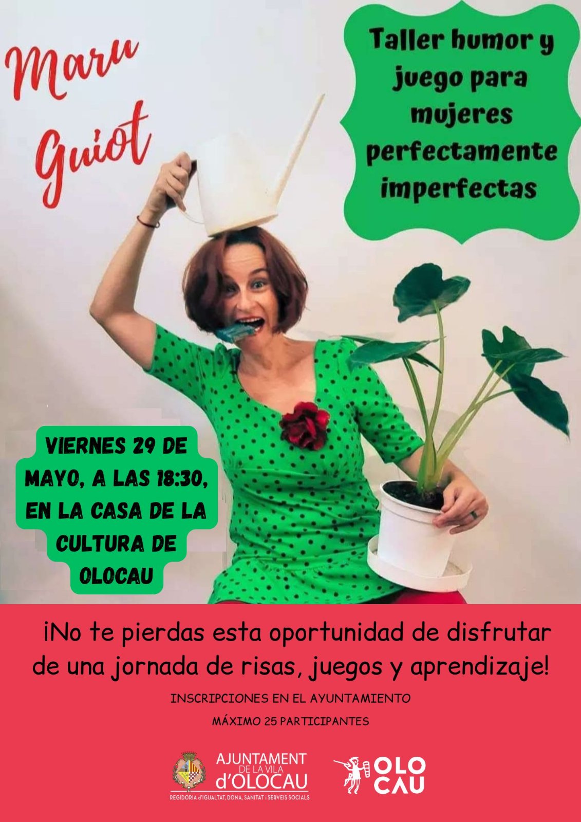 Taller ‘Humor i joc per a dones perfectament imperfectes’ Olocau