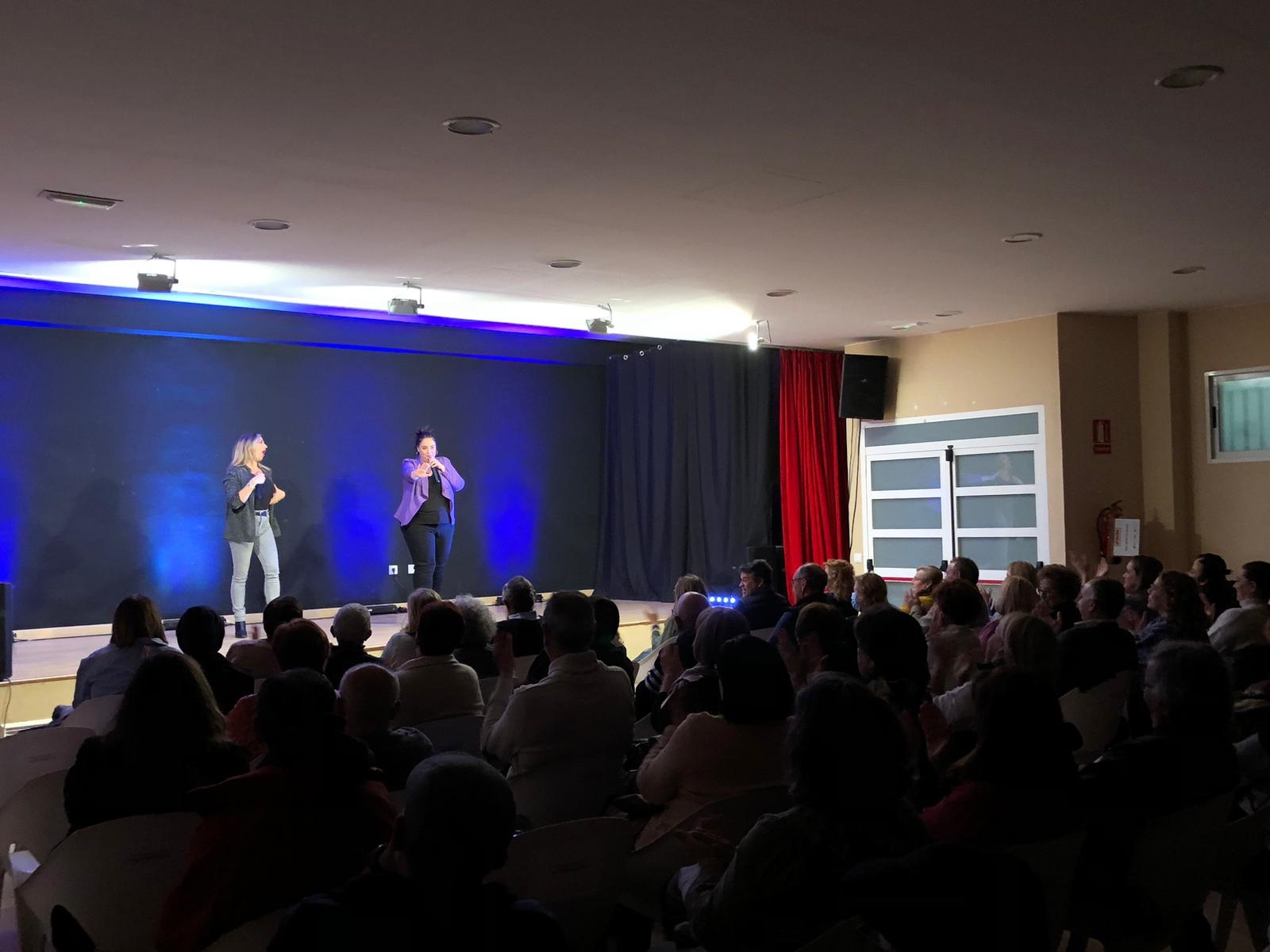 Representaci&oacute;n del mon&oacute;logo 'Sobrevivint a l'adolestrenta' Olocau