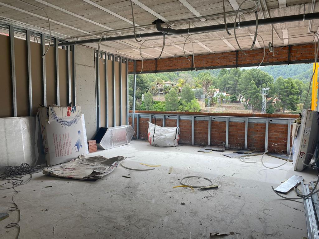 Foto obras Colegio Olocau