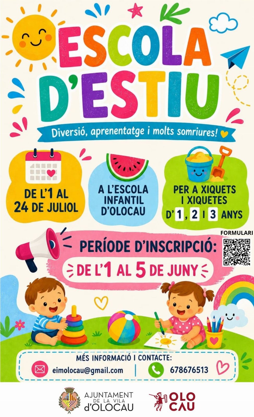 Escola d'Estiu de l'Escola Infantil Municipal Olocau