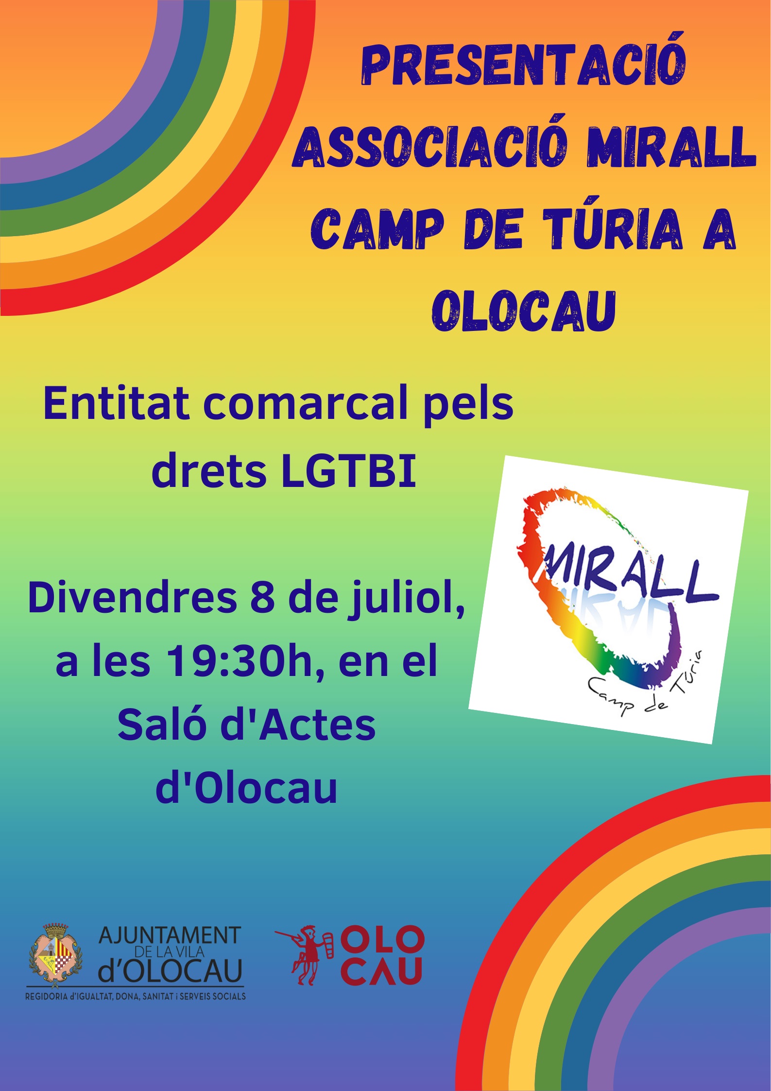Cartel presentación Mirall Olocau