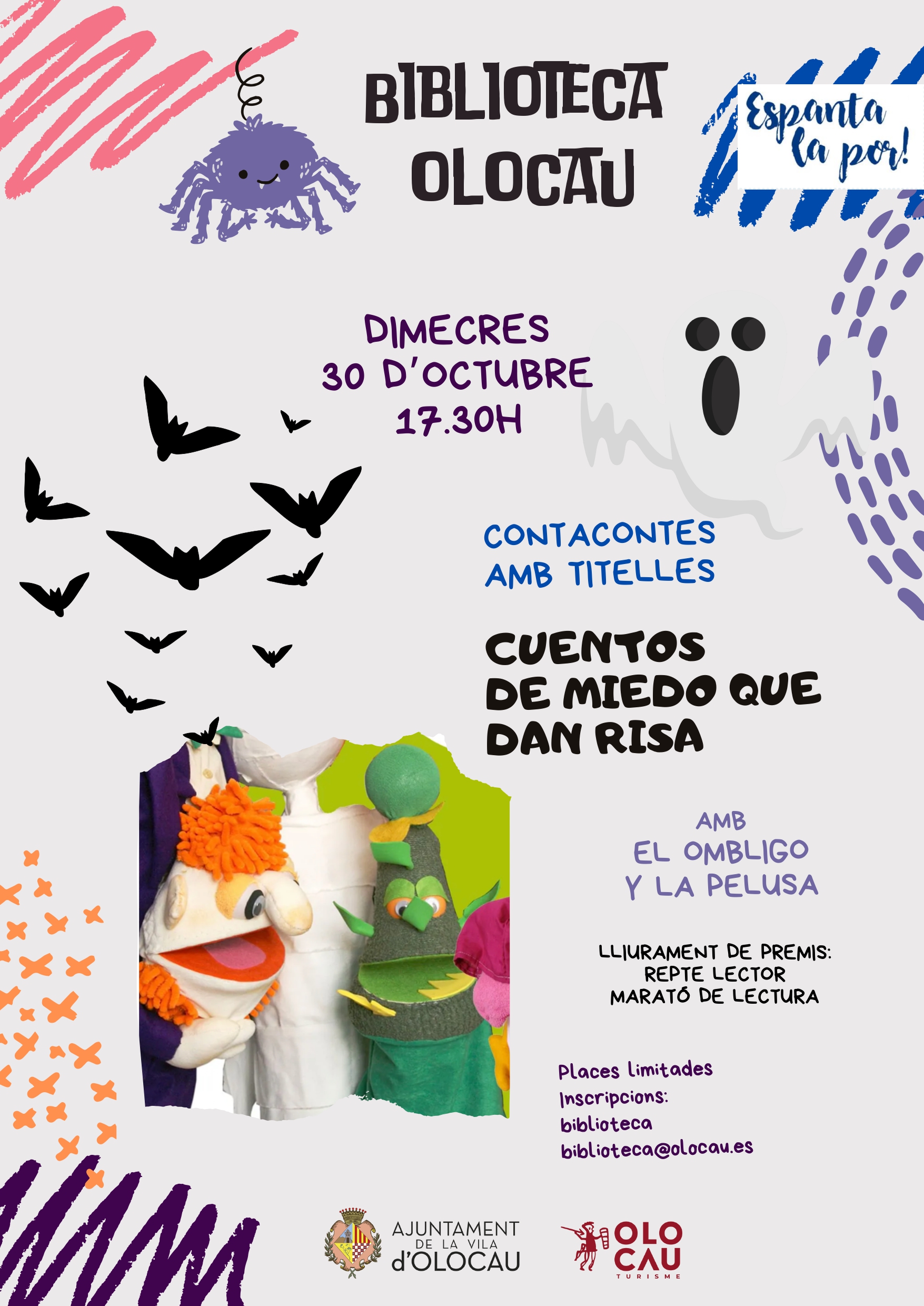 Cartel cuentacuentos Olocau