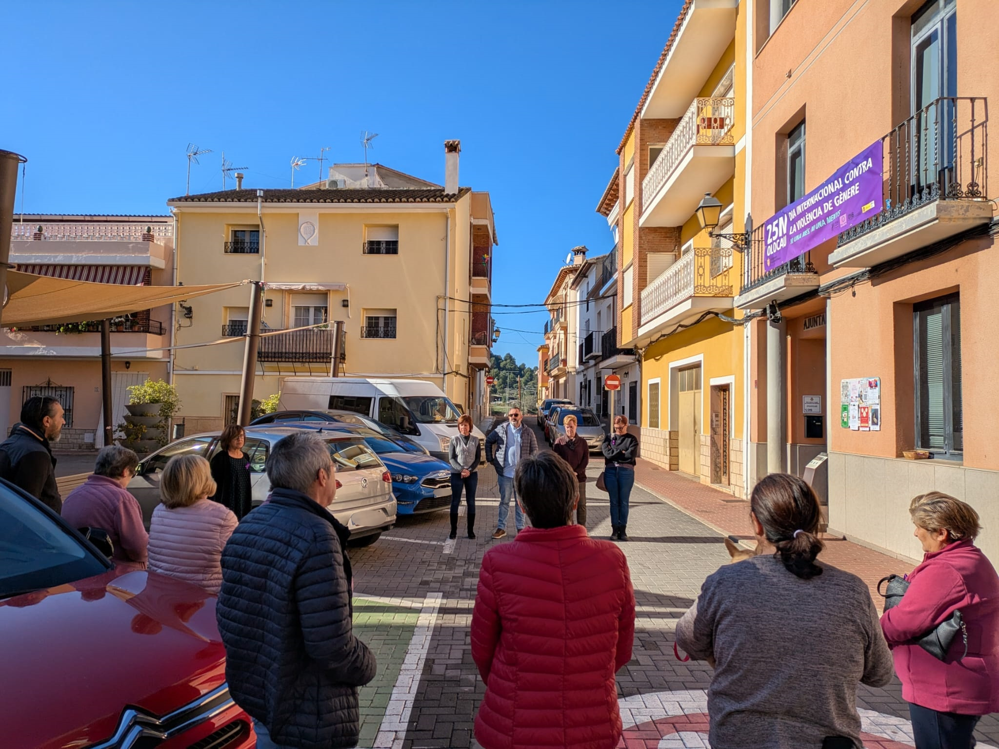 Minuto silencio Olocau 1