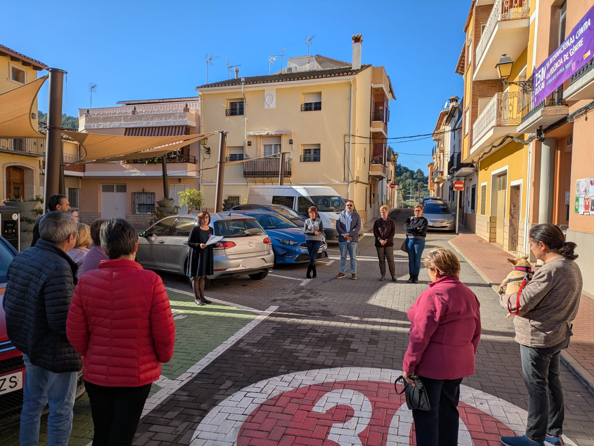 Minuto silencio Olocau 2