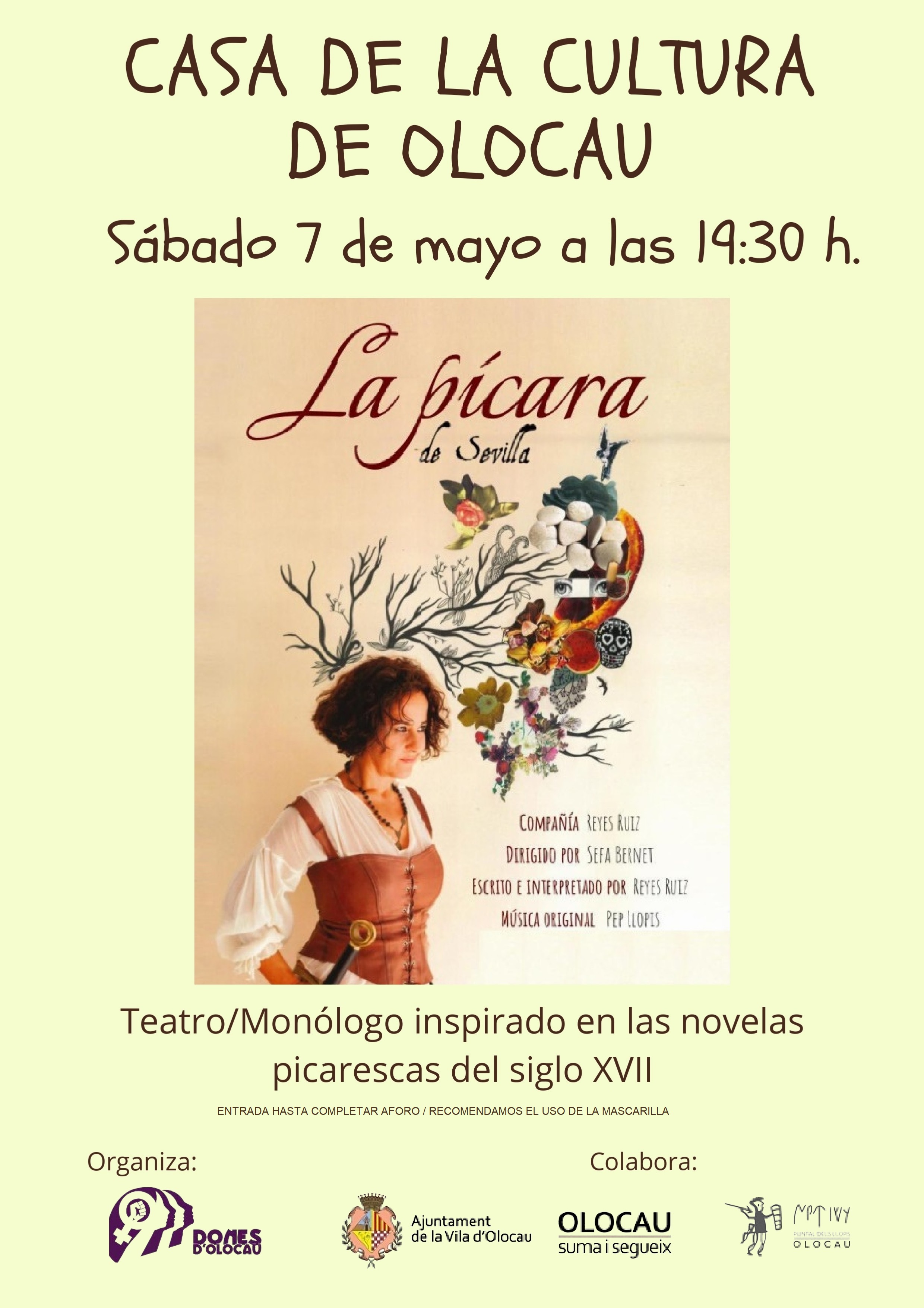 Cartel La p&iacute;cara de Sevilla Olocau