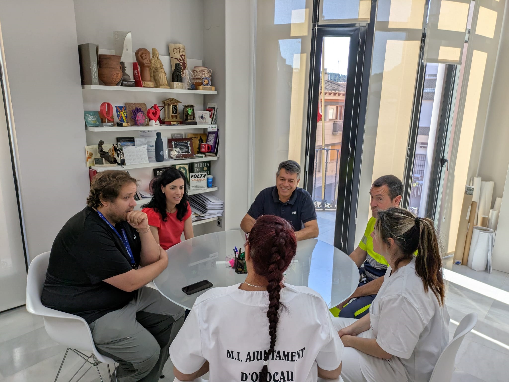 Reunión personal proceso estabilización empleo temporal Olocau 1