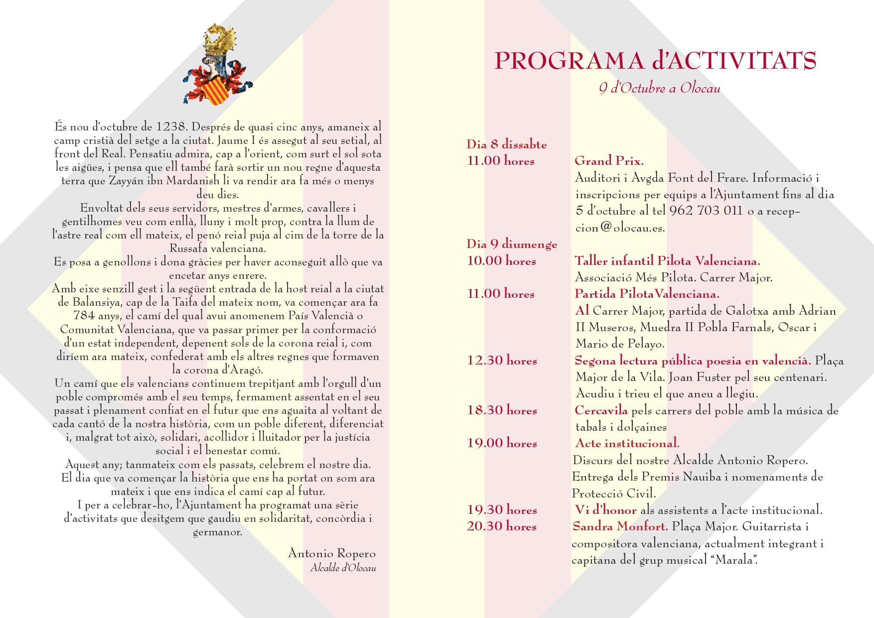 Programa 9 d'Octubre 2022 Olocau - 2