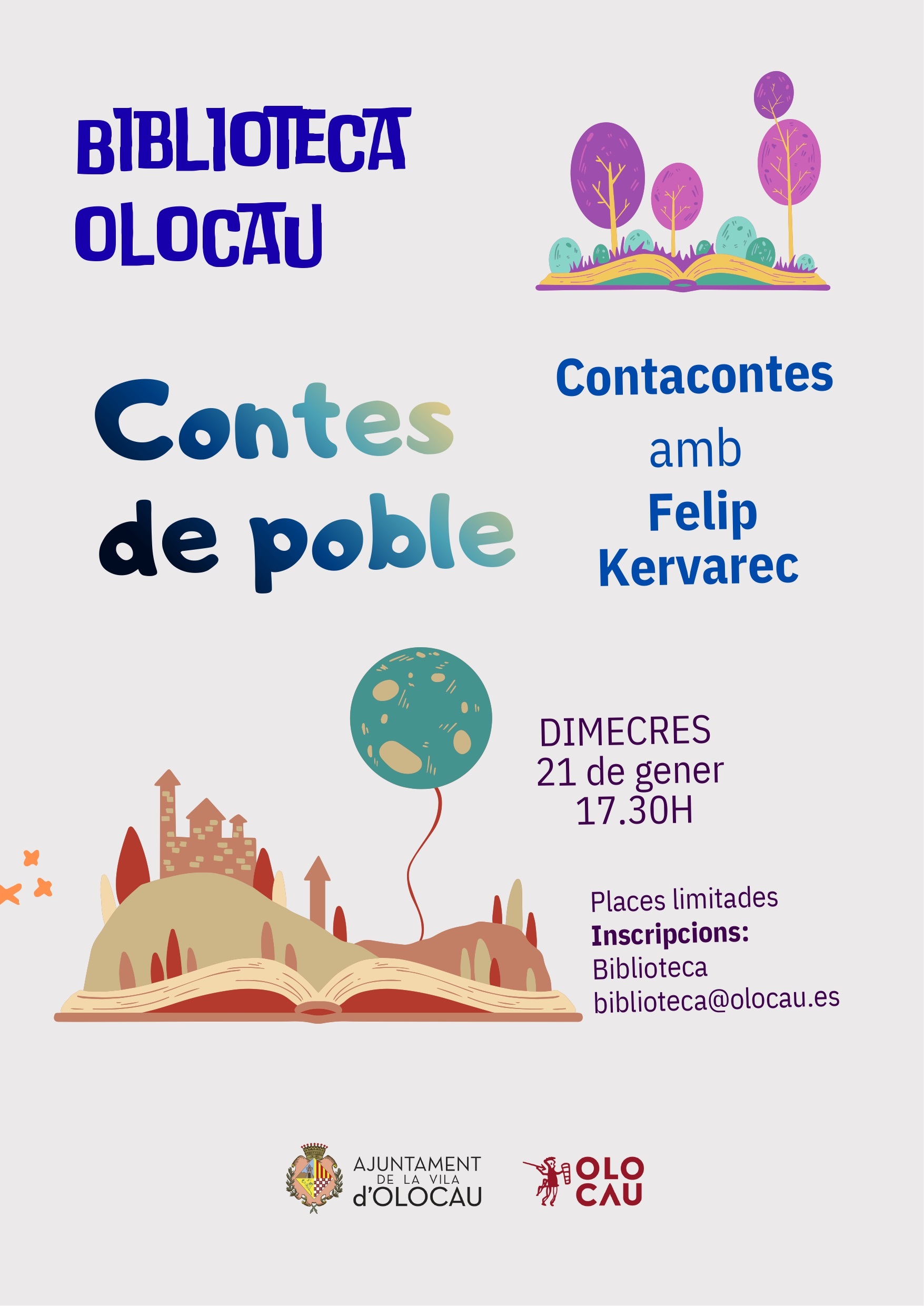 Sesión de cuentacuentos ‘Contes de poble’, con Felip Kervarec, Olocau