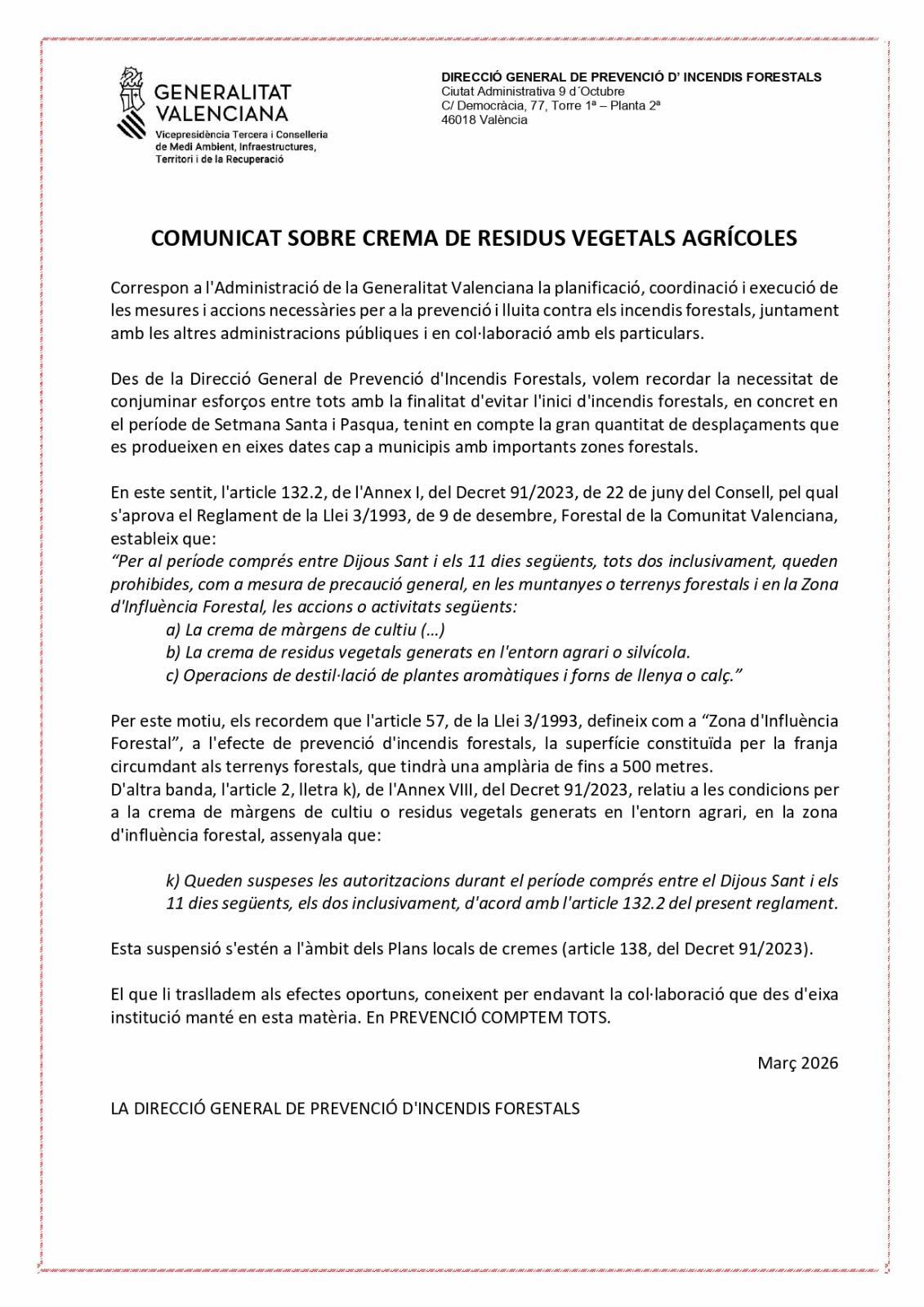 Comunicat