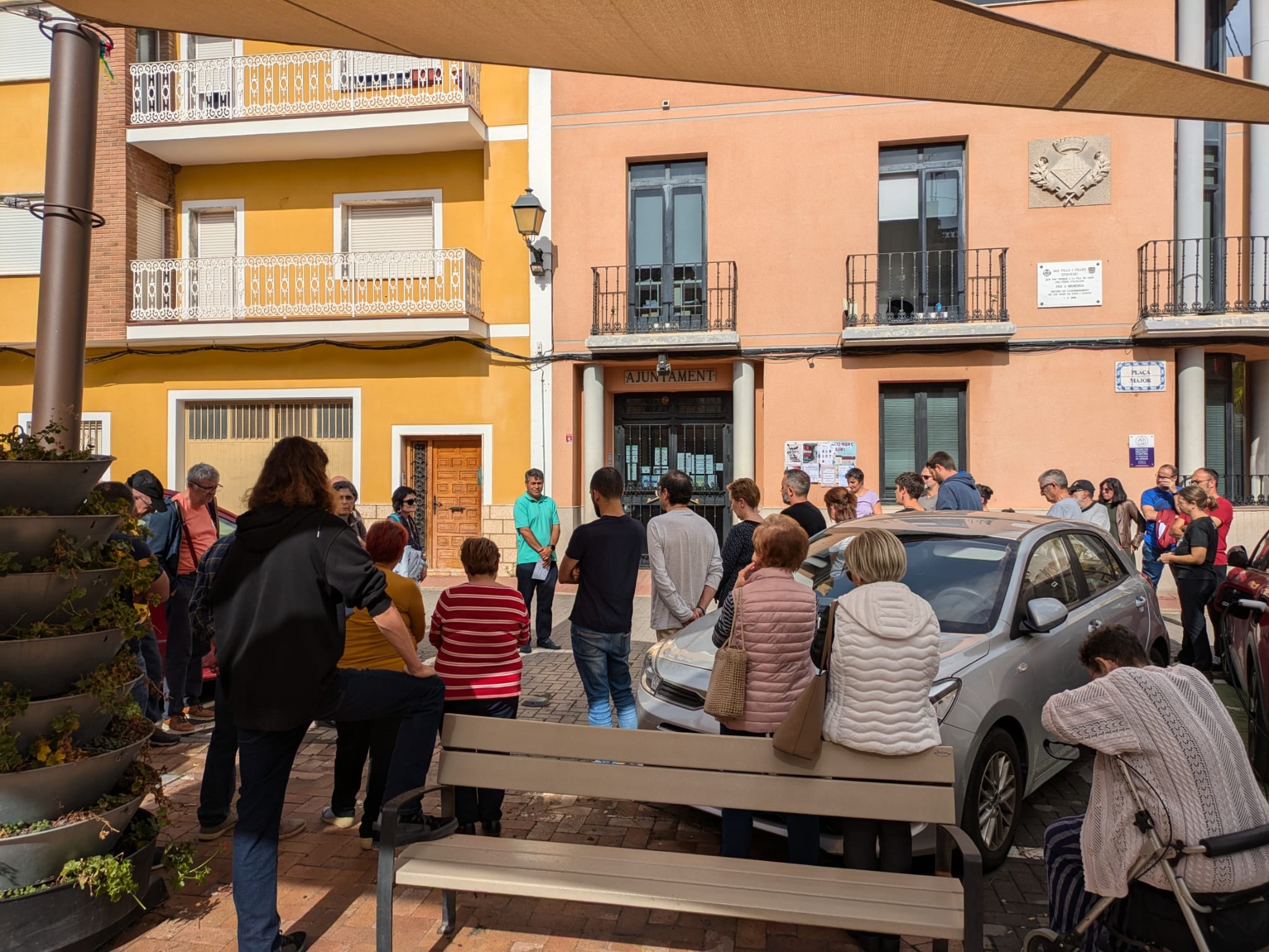 Minuto de silencio v&iacute;ctimas DANA (31 octubre 2024) Olocau 1