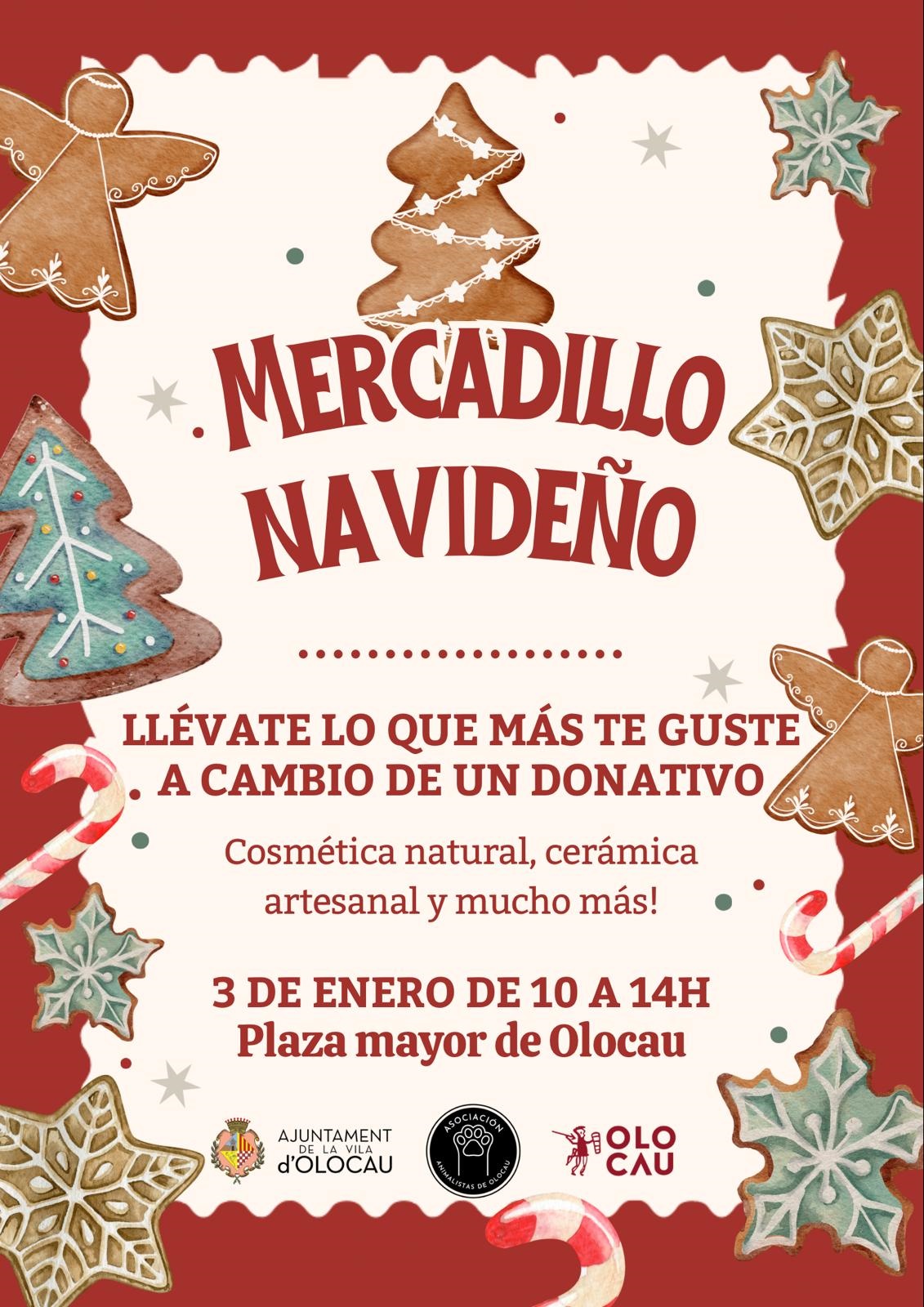 Mercadillo Navide&ntilde;o asociaci&oacute;n Animalistas de Olocau