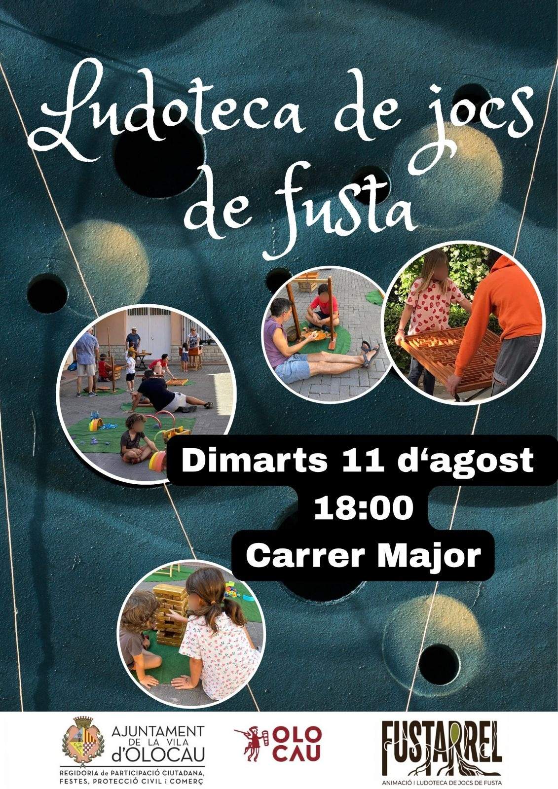 Ludoteca de juegos de madera (Fiestas en honor a San Roque)