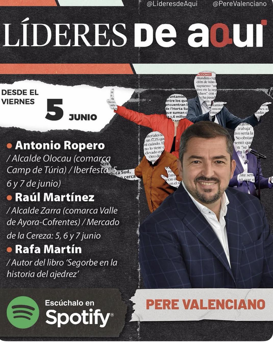 Àudio de l'entrevista a Antonio Ropero en el pòdcast ‘Líderes de Aquí’