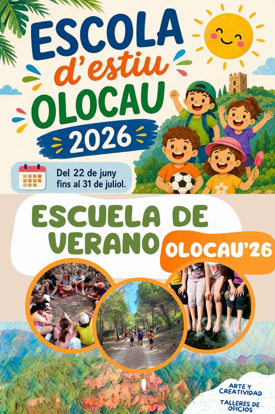 Recordatori de les escoles d'estiu d’Edu Martínez i d’Atelier del Huerto