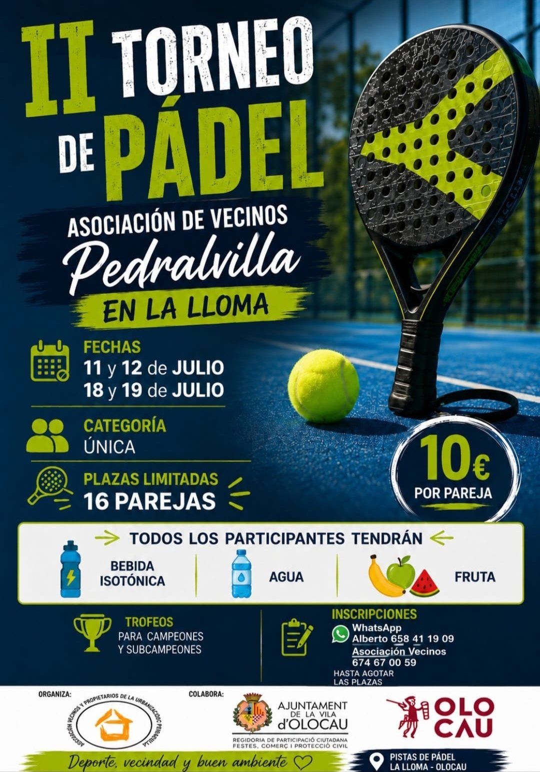 II Torneig de Pàdel de Pedralvilla