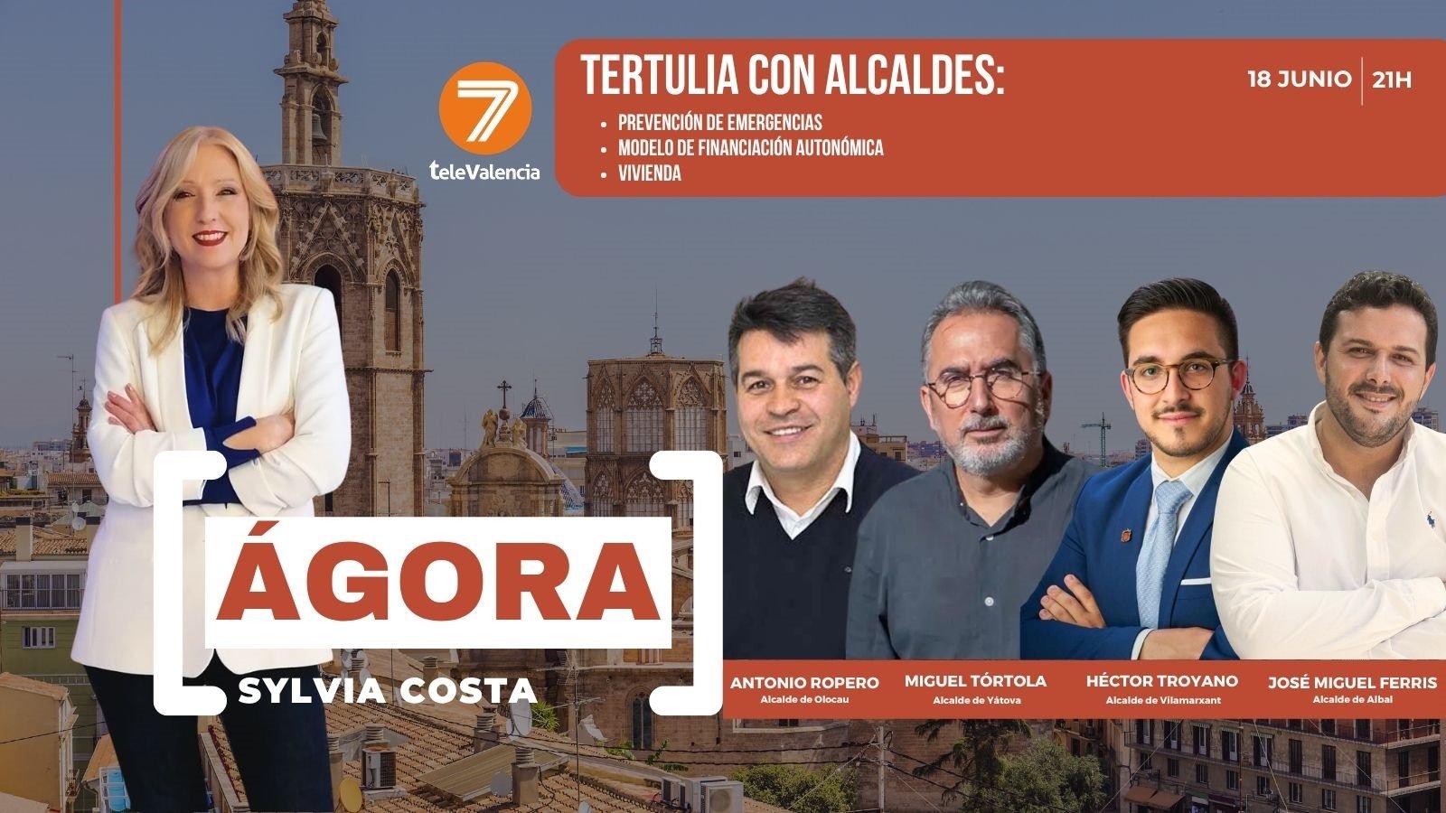 Vídeo del programa ‘Ágora’, de 7 TeleValencia, amb la participació de l'alcalde d'Olocau, Antonio Ropero