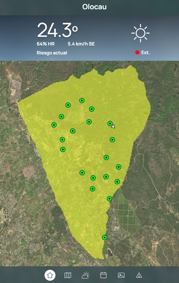 Avís per risc extrem d'incendi