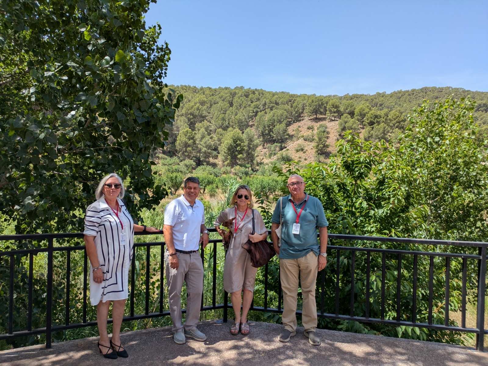 Olocau rep el jurat del certamen Viles en Flor Comunitat Valenciana