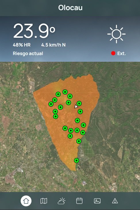 Avís per risc extrem d'incendi