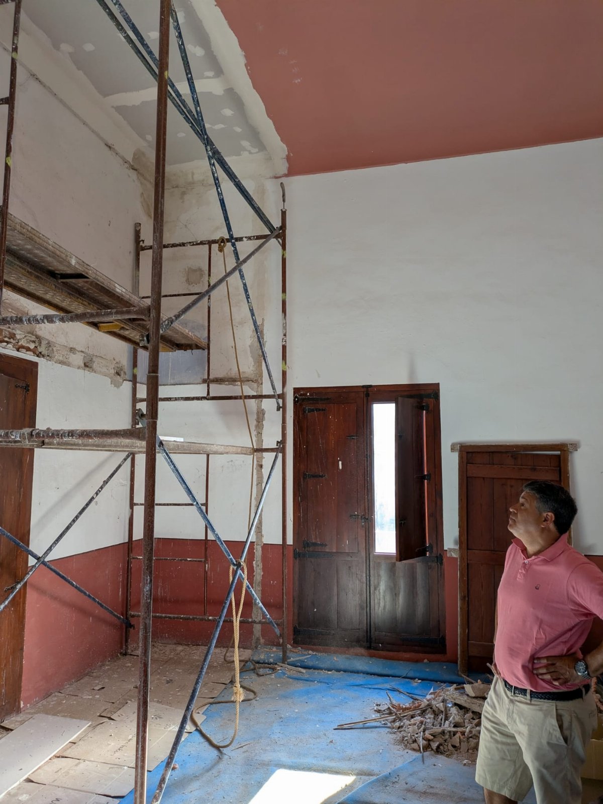 En marxa les obres per a l'eliminació d'elements impropis de la Casa de la Senyoria