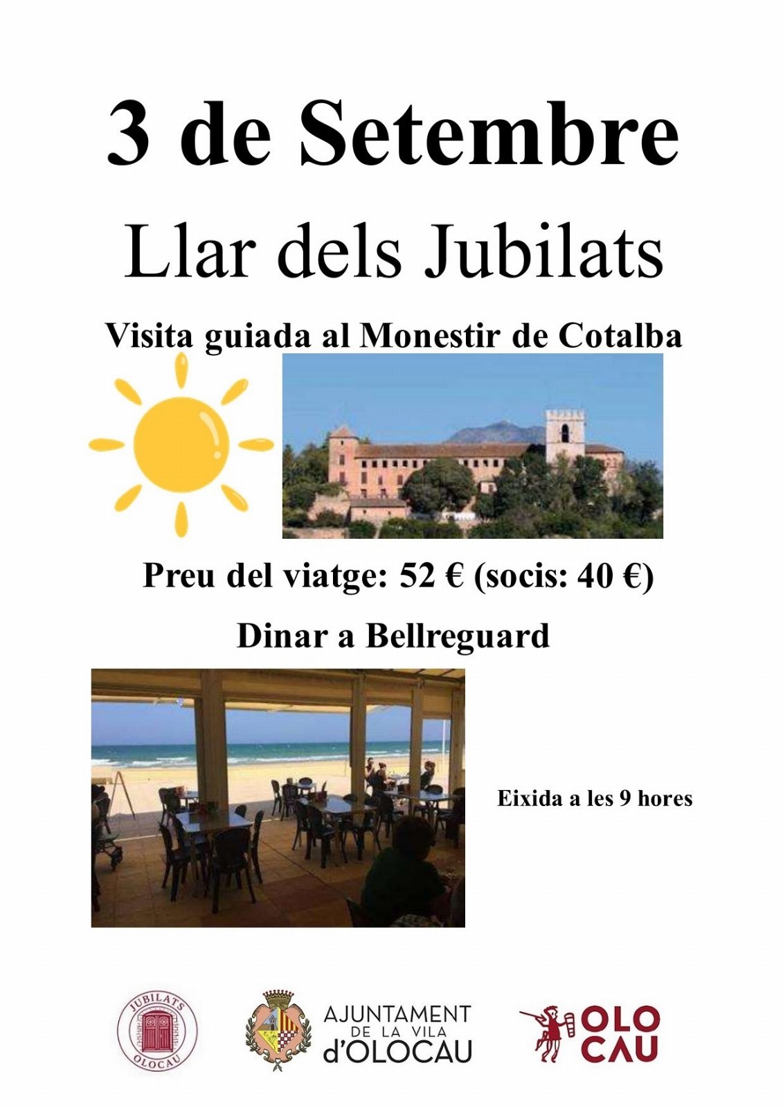 Viatge organitzat per l'Associació de Jubilats i Pensionistes d'Olocau