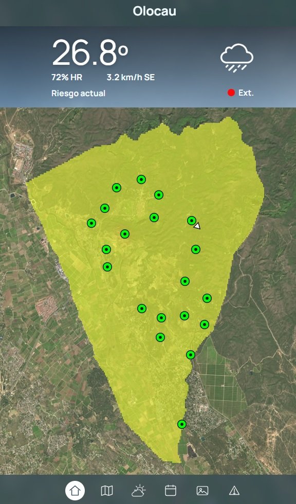 Avís de la xarxa de sensors instal·lada en el nostre municipi
