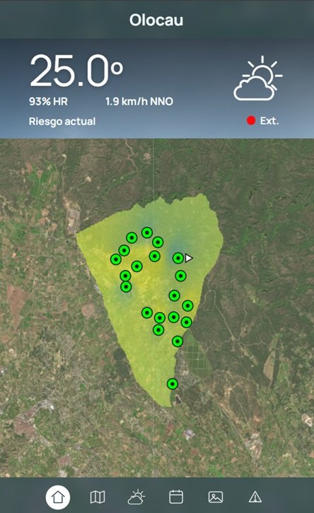 Avisos de la xarxa de sensors instal·lada en el nostre municipi i de l'AEMET