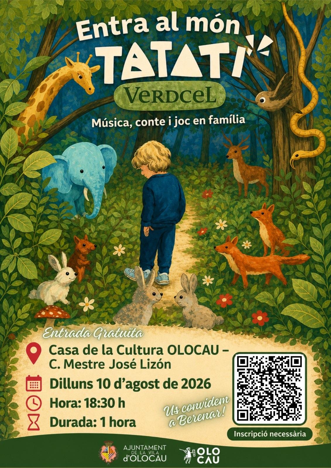 Recordatori de l’esdeveniment ‘Entra al món TATATÍ’, amb VerdCel