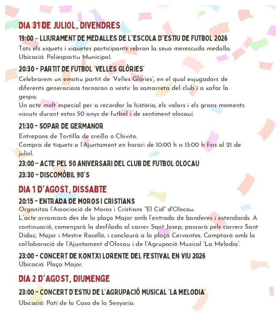 L'Ajuntament informa