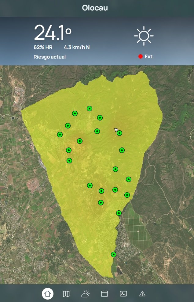 Avís per risc extrem d'incendi