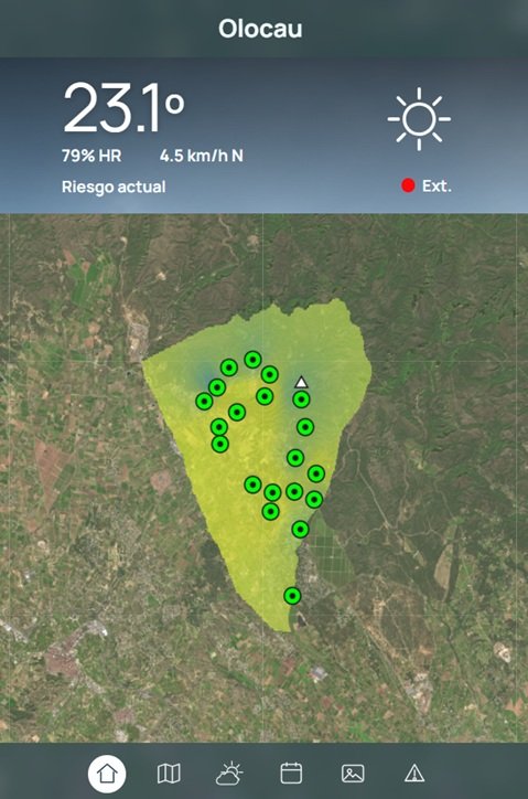 Avisos de la xarxa de sensors instal·lada en el nostre municipi, el Centre de Coordinació d'Emergències de la Generalitat i l'AEMET
