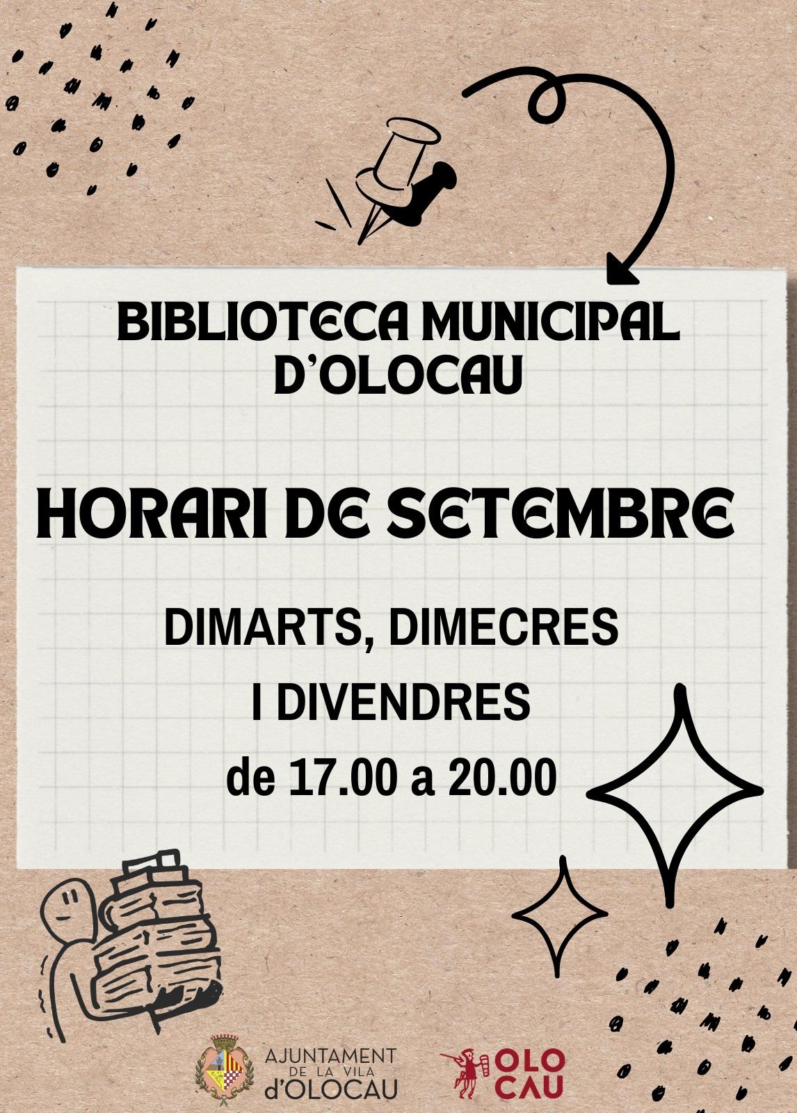 Informació de la Biblioteca Municipal