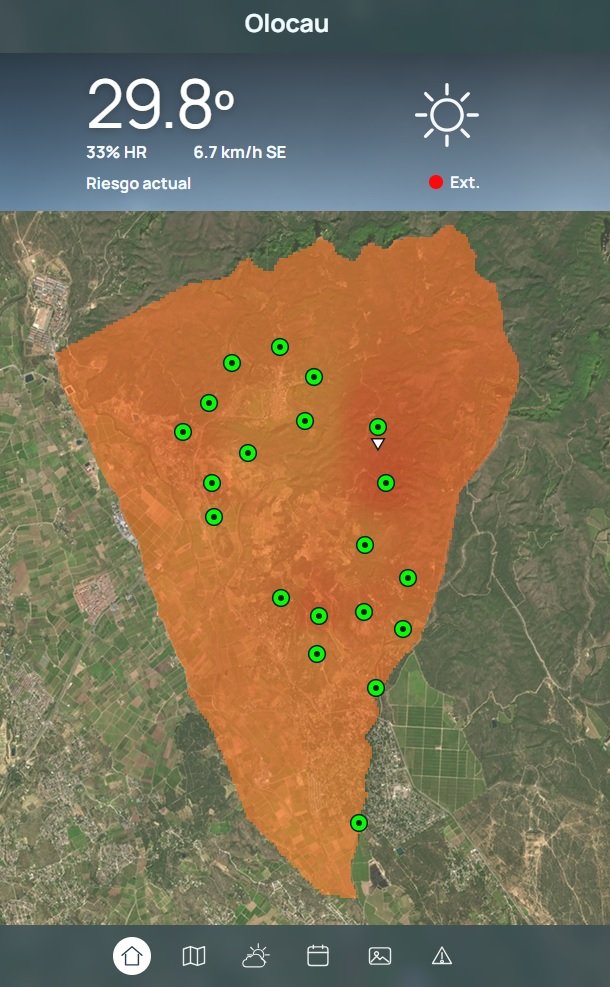 Avisos de la xarxa de sensors instal·lada en el nostre municipi i de l'AEMET