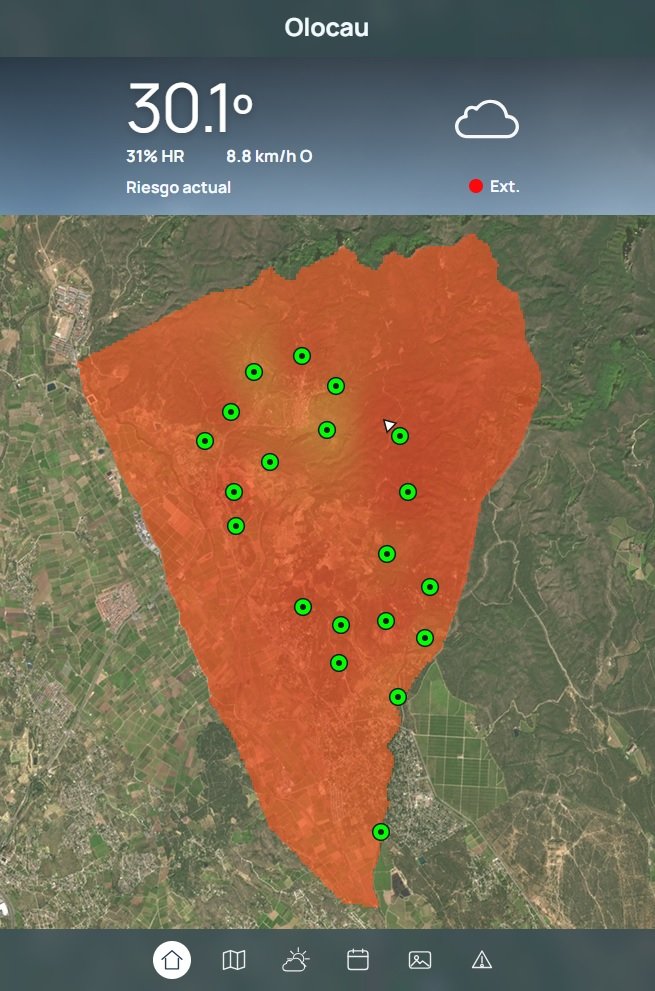 Avisos de la xarxa de sensors instal·lada en el nostre municipi i de l'AEMET