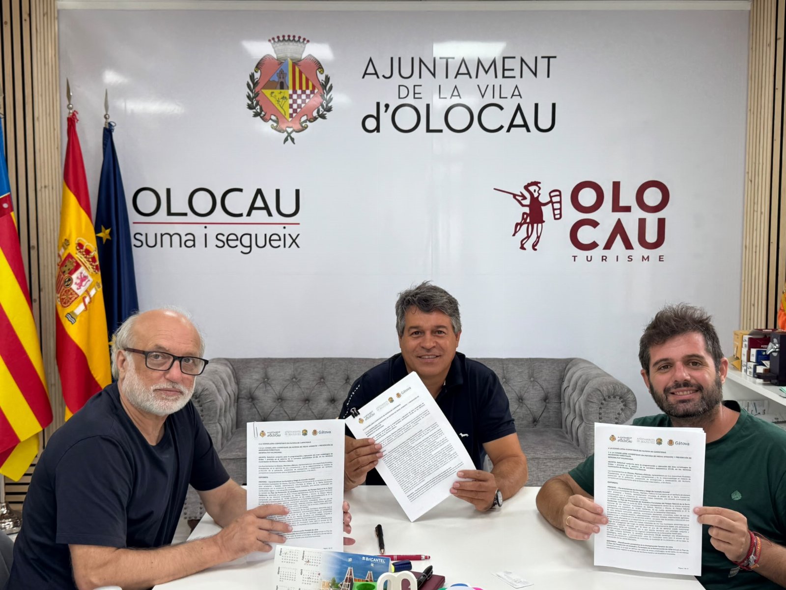 Olocau, Marines i Gàtova demanen a la Generalitat la programació i execució de l'àrea tallafocs d'Orde 1 prevista en la carretera CV-25