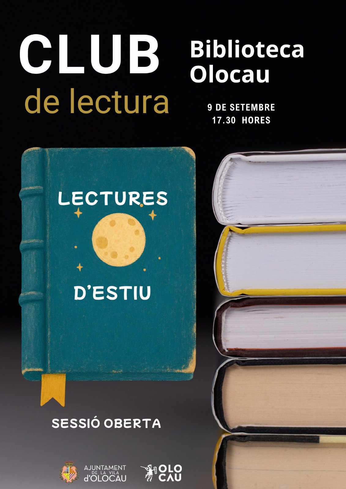 Recordatori de la sessió de setembre del Club de Lectura d'Adults