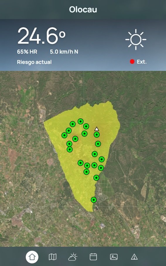 Avisos de la xarxa de sensors instal·lada en el nostre municipi i de l'AEMET