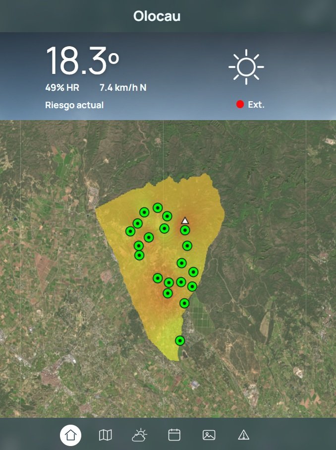 Avís per risc extrem d'incendi