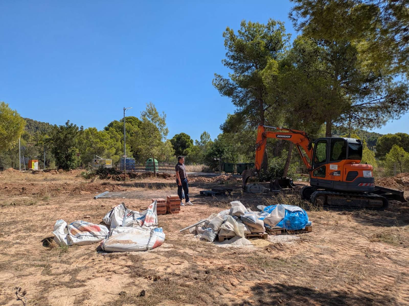 En marxa les obres per a la construcció d'un parc a Pla de Marco